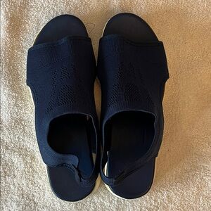 Women’s navy Slip-On Sandal size 8, never been worn